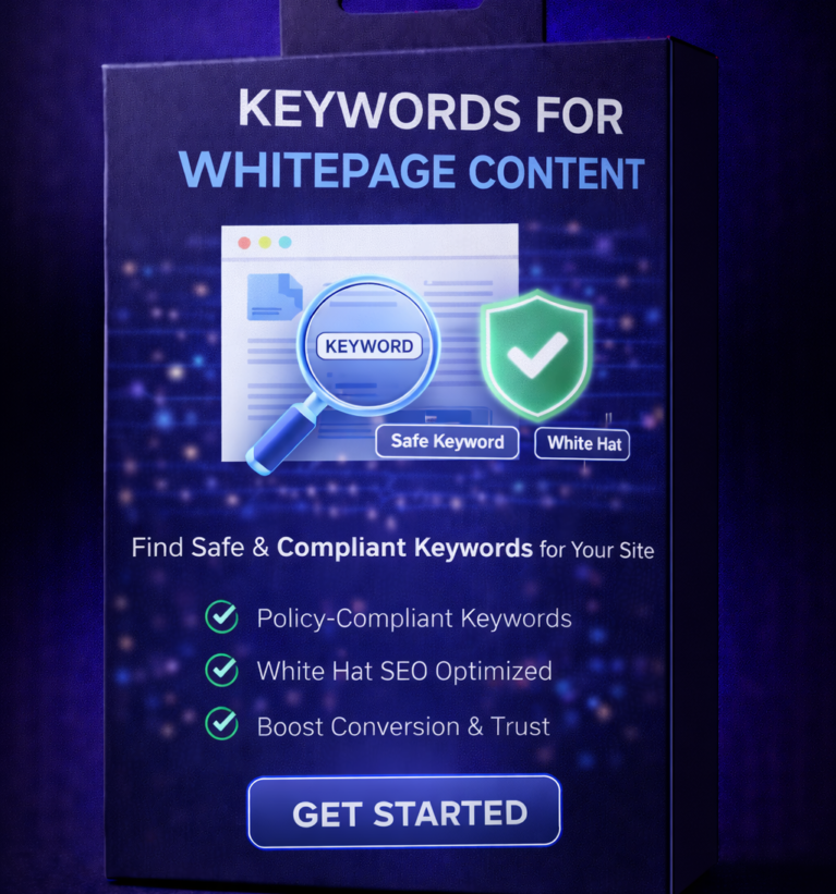 keyword for whitepage content